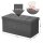 SONGMICS Sitztruhe LSF46GYZ dunkelgrau Stoff 76,0 cm