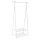 SONGMICS Kleiderständer HSR05W weiß Metall 87,5 x 155,0 cm, 1 St.