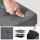 SONGMICS Sitztruhe LSF76GYZ dunkelgrau Stoff 110,0 cm
