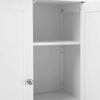 VASAGLE Badschrank BCB60W weiß 60,0 x 30,0 x 80,0 cm