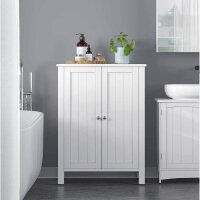 VASAGLE Badschrank BCB60W weiß 60,0 x 30,0 x 80,0 cm