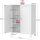 VASAGLE Badschrank BCB60W weiß 60,0 x 30,0 x 80,0 cm