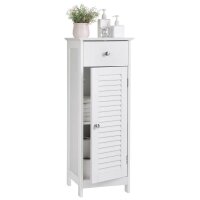 VASAGLE Badschrank BBC43WT weiß 32,0 x 30,0 x 87,0 cm