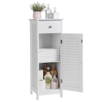 VASAGLE Badschrank BBC43WT weiß 32,0 x 30,0 x 87,0 cm