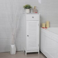 VASAGLE Badschrank BBC43WT weiß 32,0 x 30,0 x 87,0 cm
