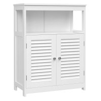 VASAGLE Badschrank BBC40WT weiß 60,0 x 30,0 x 80,0 cm