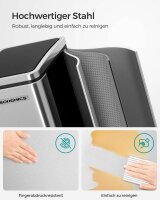SONGMICS Mülltrenner 2x 15,0 l edelstahl, 1 St.