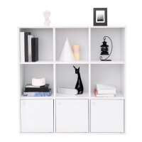 VASAGLE Regalschrank, LBC33WT weiß 97,5 x 29,0 x...