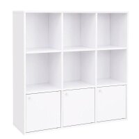 VASAGLE Regalschrank, LBC33WT weiß 97,5 x 29,0 x 97,5 cm, 1 St.