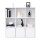 VASAGLE Regalschrank, LBC33WT weiß 97,5 x 29,0 x 97,5 cm, 1 St.