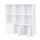 VASAGLE Regalschrank, LBC33WT weiß 97,5 x 29,0 x 97,5 cm, 1 St.