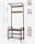 VASAGLE Garderobenbank mit Haken und Schuhrost HSR40B braun Holz 72,0 cm