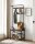 VASAGLE Garderobenbank mit Haken und Schuhrost HSR40B braun Holz 72,0 cm