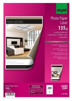 SIGEL Fotopapier LP343 DIN A3 hochglänzend 135 g/qm...