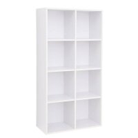VASAGLE Bücherregal weiß 65,5 x 30,0 x 129,5...