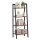 VASAGLE Bücherregal braun, schwarz 56,0 x 34,0 x 137,5 cm, 1 St.