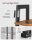 VASAGLE Bücherregal braun, schwarz 56,0 x 34,0 x 137,5 cm, 1 St.