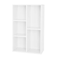 VASAGLE Bücherregal weiß 50,0 x 24,0 x 80,0 cm, 1 St.