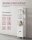VASAGLE Badschrank BBC66WT weiß 30,0 x 30,0 x 141,5 cm
