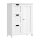 VASAGLE Badschrank BBC49WT weiß 60,0 x 30,0 x 81,0 cm