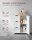 VASAGLE Badschrank BBC49WT weiß 60,0 x 30,0 x 81,0 cm