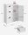 VASAGLE Badschrank BBC49WT weiß 60,0 x 30,0 x 81,0 cm