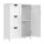 VASAGLE Badschrank BBC49WT weiß 60,0 x 30,0 x 81,0 cm
