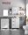 VASAGLE Badschrank BBC49WT weiß 60,0 x 30,0 x 81,0 cm
