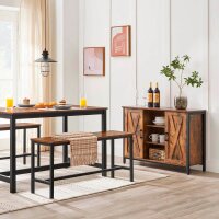 VASAGLE Sitzbänke KTB33X braun Holz 108,0 cm, 2 St.