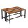 VASAGLE Sitzbänke KTB33X braun Holz 108,0 cm, 2 St.