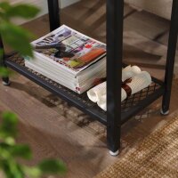 VASAGLE Beistelltisch rechteckig Spanplatte braun 60,0 x 30,0 x 60,0 cm, 1 St.