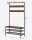VASAGLE Garderobenbank mit Haken und Schuhrost HSR47BX braun Holz 100,0 cm
