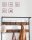 VASAGLE Garderobenbank mit Haken und Schuhrost HSR47BX braun Holz 100,0 cm
