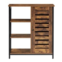 VASAGLE Sideboard, LSC74BXV1 braun 70,0 x 30,0 x 76,0 cm, 1 St.