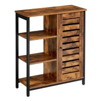 VASAGLE Sideboard, LSC74BXV1 braun 70,0 x 30,0 x 76,0 cm, 1 St.
