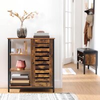 VASAGLE Sideboard, LSC74BXV1 braun 70,0 x 30,0 x 76,0 cm, 1 St.