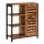 VASAGLE Sideboard, LSC74BXV1 braun 70,0 x 30,0 x 76,0 cm, 1 St.