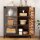 VASAGLE Sideboard, LSC74BXV1 braun 70,0 x 30,0 x 76,0 cm, 1 St.