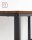 VASAGLE Schreibtisch braun rechteckig, 4-Fuß-Gestell schwarz 120,0 x 60,0 cm