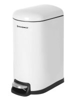 SONGMICS Mülleimer 10,0 l weiß, 1 St.