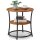 VASAGLE Beistelltisch rund Spanplatte braun 55,0 x 55,0 x 55,0 cm, 1 St.