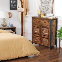 VASAGLE Sideboard, LSC86BXV1 braun 70,0 x 30,0 x 80,0 cm, 1 St.