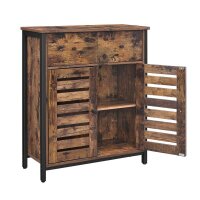 VASAGLE Sideboard, LSC86BXV1 braun 70,0 x 30,0 x 80,0 cm, 1 St.