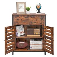 VASAGLE Sideboard, LSC86BXV1 braun 70,0 x 30,0 x 80,0 cm, 1 St.