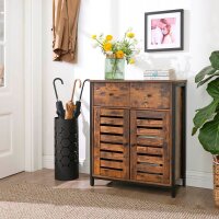 VASAGLE Sideboard, LSC86BXV1 braun 70,0 x 30,0 x 80,0 cm, 1 St.