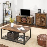 VASAGLE Sideboard, LSC86BXV1 braun 70,0 x 30,0 x 80,0 cm, 1 St.