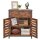 VASAGLE Sideboard, LSC86BXV1 braun 70,0 x 30,0 x 80,0 cm, 1 St.
