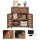 VASAGLE Sideboard, LSC86BXV1 braun 70,0 x 30,0 x 80,0 cm, 1 St.