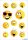HERMA Aufkleber 15042 Smiley, 33 Etiketten