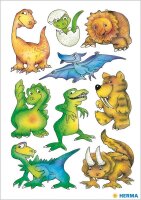 HERMA Aufkleber 3431 Dinos, 27 Etiketten